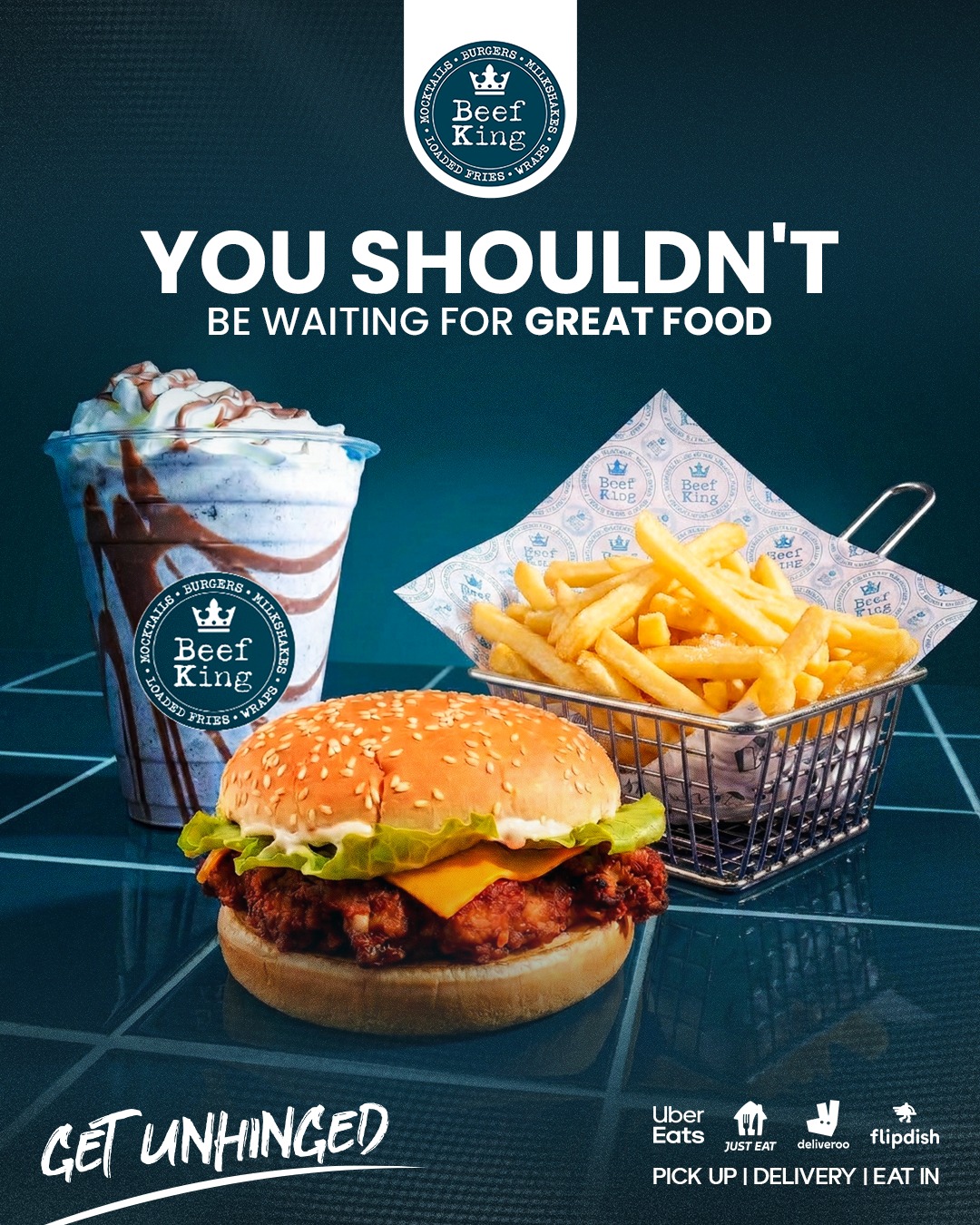 That’s why we keep things moving. Quick service, fantastic flavours, no compromises.Find a Beef King near you or order in via Uber Eats, Just Eat, Flipdish and Deliveroo.Aberdeen | Addlestone | Aylesbury (Delivery Only) | Blackburn | Brixton | Chesterfield | Dunstable | Guildford | Luton | Slough | Stonehaven | Watford | Woking#Beefking #UKFoodies #UKEats #UKFoodScene #FastFoodUK #HalalFood #HalalBurgerLovers #BestBurgersUK #Foodstagram #FoodTok #Fyp #Fy #Foodie #Restaurant #FathersDay🔑 Beef burger, Smash burger, Spicy dip, Spicy dip burger, Manchester spicy dip burger