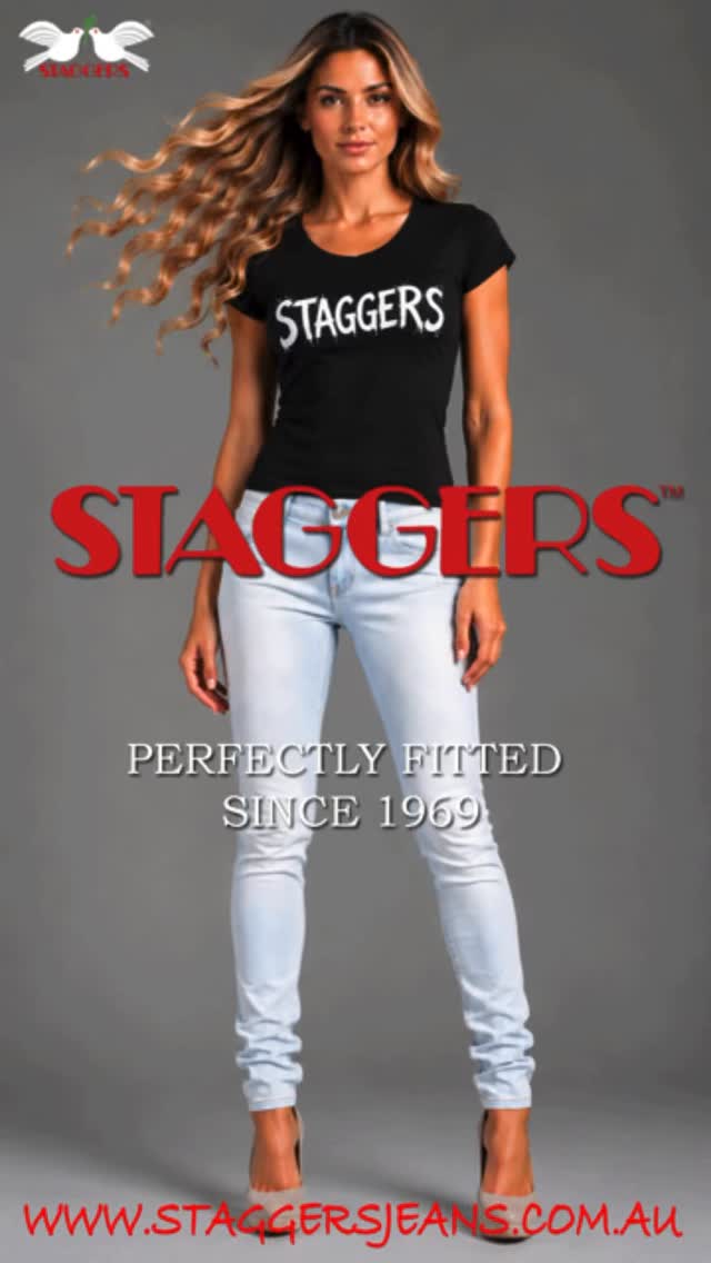 🔥 THE CLASSIC STAGGERS 573 SUPATUBE JEAN — NOW 60% OFF! 🔥Classic fit. Iconic attitude. Perfectly fitted since 1969.The legendary Staggers Jeans 573 Supatube Series — seven standout washes, one seriously iconic fit:🤍 White Stretch
💙 Indigo Rinse
🩶 Grey Crease Stretch
✨ Milky Superfade Stretch
🩶 Grey Icicle Wash Stretch
❄️ Indigo Snow Wash
🖤 Black Snow WashFrom classic to bold, there’s a 573 Supatube for every attitude.🚨 NOW 60% OFF — UNTIL SOLD OUT!
Limited stock. Once they’re gone, they’re gone!👉 Shop now: www.staggersjeans.com.auStaggers Jeans — iconic denim since 1969. Reborn for a new generation.#StaggersJeans #573Supatube #SupatubeJeans #StretchDenim #SkinnyJeans AustralianDesign Since1969 IconicDenim DenimStyle 60PercentOff Sale LimitedStock UntilSoldOut