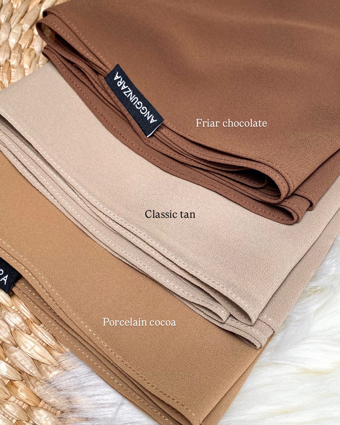 ANGGUNZARA’s Signature - Premium Kate.
It gives you plenty of freedom to style it however way you want to ˖ ࣪⊹𐙚
𐙚 Unique custom shape - Oval & Curved Edge
𐙚 Beautiful drapes
𐙚 Flowy
𐙚 Easy to style
𐙚 Neat babyseam finishing
𐙚 More coverage
𐙚 Minimal ironing
Material: High Quality Georgette Chiffon
Measurement: 2m x 0.7m
ꨄ︎COMBO 3 for RM100. Voucher code: COMBOPK ꨄ︎
Purchase Thru:
✨Website: https://www.anggunzara.com/product-category/premium-kate/
✨Shopee : https://shopee.com.my/anggunzara.os
✨Whatsapp: wasap.my/60104595525
✨Official Agents : @miminadiya @anggunzara_teganu @anggunzara.bymuny